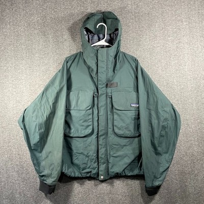 Купить patagonia vintage sst fly fishing wading jacket green mens
