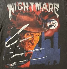 VTG Nightmare Elm Street Shirt Horror Movie Mexican Bootleg Freddy Kruger RARE