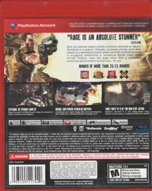 Rage (Greatest Hits) PS3 (Brand New Factory Sealed US Version) PlayStation 3, Pl