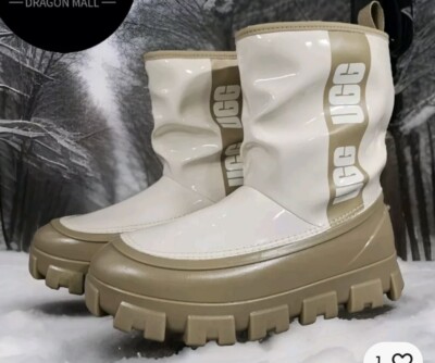 関税込☆UGG★W Classic Brellah Mini Rain Boot★Mustard Seed UGG MUSTARD SEED JASMINE CLASSIC BRELLAH MINI WATERPROOF