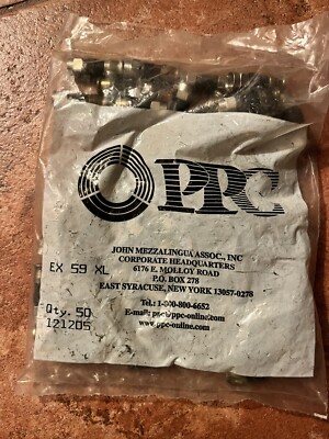  PPC BELDEN EX59XLPLUS SIGNAL TIGHT  QTY 50 RG59 MADE IN USA 