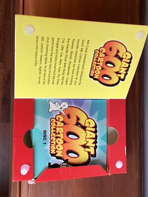 Giant 600 Cartoon Collection (DVD, 2008, 12-Disc Set