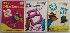 Berenstain Bears Lot of 3, 1st ed BCE, Old Hat New Hat, Bike Lesson, B Book