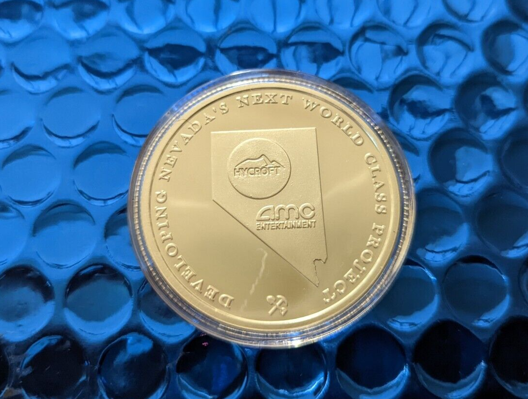 Nevada Hycroft AMC Silver Arounds Mint Limited Edition Coin /3000