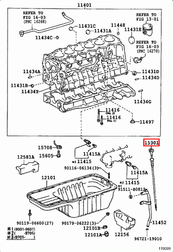 Genuine LandCruiser 80 75 70 Series 1HZ 1PZ 1HD T Engine Oil Level Dipstick - Picture 15 of 16