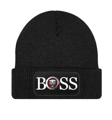 Jaguar Auto B-ss Logo Schwarze Beanie Strickmutze - STRICK209