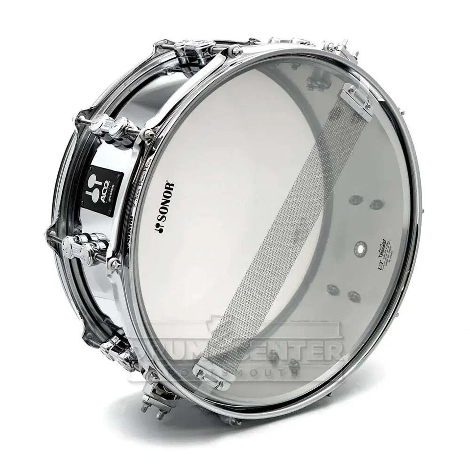 Sonor AQ2 Steel Snare Drum 14x5.5 - Image 3 of 4