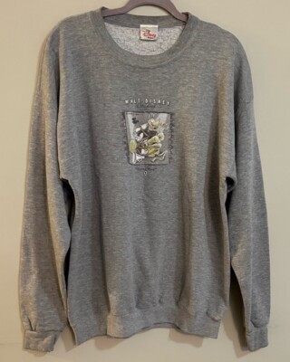Vintage Walt Disney Studios  That s A Wrap!  Large Gray Sweatshirt Made In USA