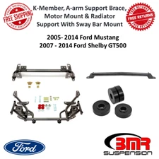 BMR Suspension K-Member, A-Arm & Radiator Support, Motor Mount For 05-14 Mustang