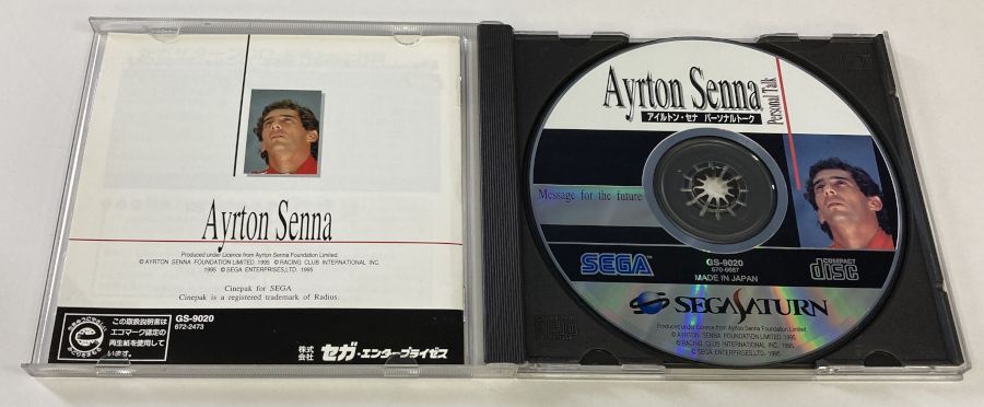 Sega Saturn Ayrton Senna Personal Talk: Message for the Future