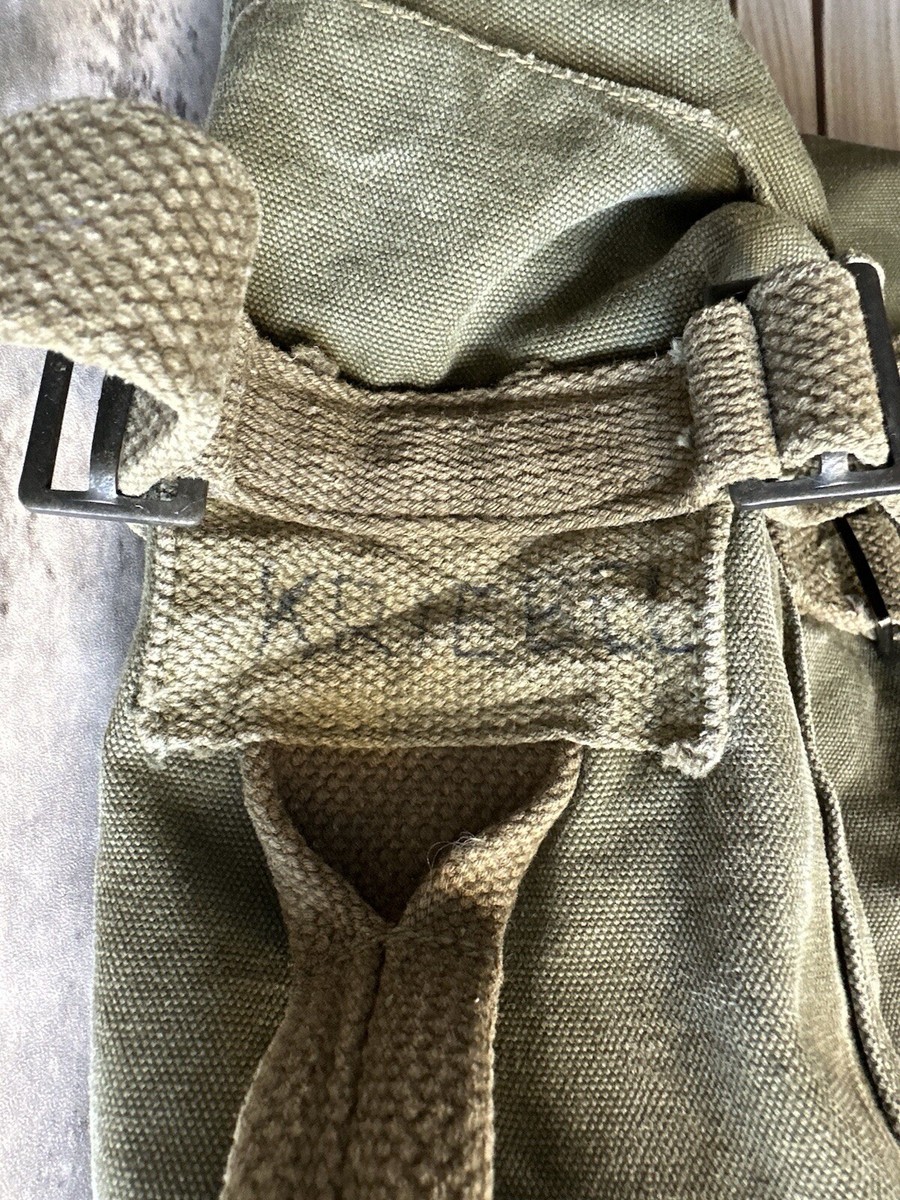 Vintage WWII US ARMY Cargo Bag M-1945, cargo field pack – Canvas