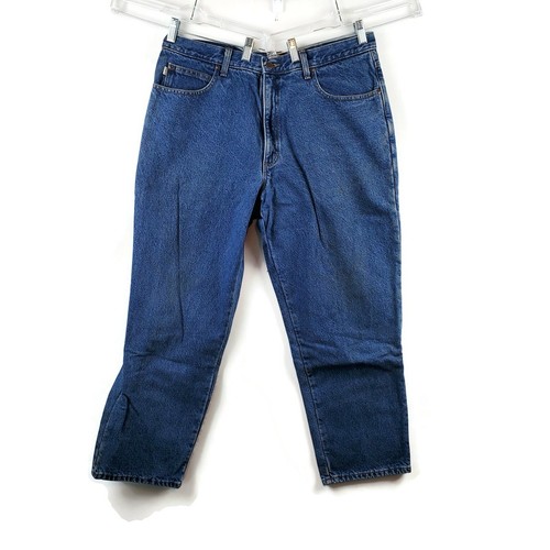 LL Bean Flannel Lined Jeans Mens Size 