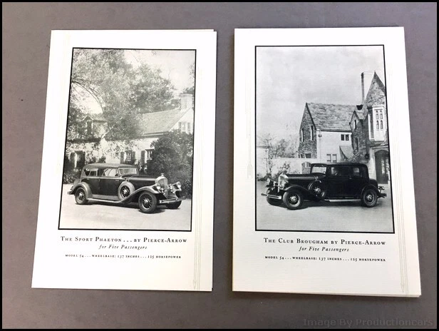 1932 Pierce-Arrow Pierce Arrow Eight Vintage Sales Brochure Catalog Portfolio Foto 3 de 4
