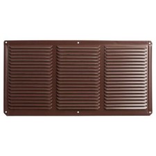 Master Flow Soffit Vent 8"x16" Aluminum Brown w/Built-in Screen (Carton of 36)