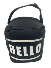 Decor "HELLO" Cube Paper Weight Desk WITH HANDLE 4.5 POUNDS