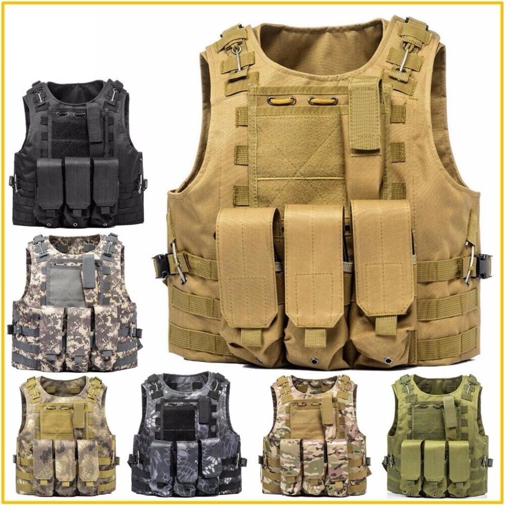 Gilet tactique type USMC avec finitions renforcées veste militaire pour tireur exigeant