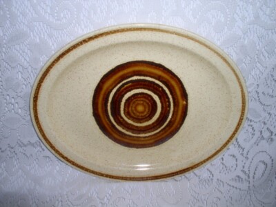 Royal Worcester Palissy England Crofter Oval Serving Platter