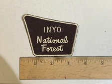 CUSTOM MADE Embroidered Inyo National Forest Iron On and/or Sew On Patch