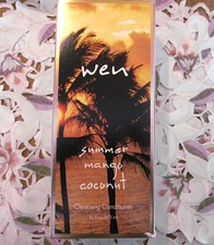 ~WEN by Chaz Dean~ SUMMER MANGO COCONUT CLEANSING CONDITIONER 16 oz w/Pump NIB