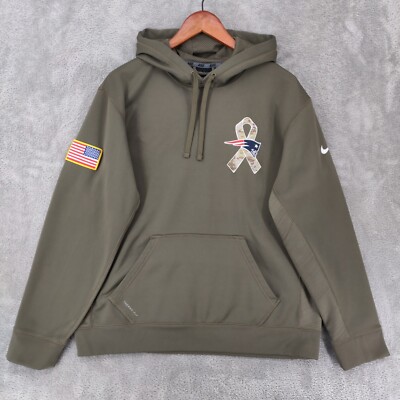 Hoodie Mens New England Patriots Support The Troops Sweatshirt
