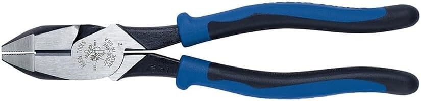 Klein Tools J2000-9NE 9-Inch High Leverage Side Cutter Linemans Pliers