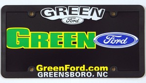 Ford Dealerships In Nc >> Details About Dealer License Plate Frame W Insert Green Ford Greensboro Nc North Carolina Ford Dealerships In Nc >> Details About Dealer License Plate Frame W Insert Green Ford Greensboro Nc North Carolina