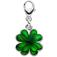 "Jobo \"52048\" EinhäNger Charm Kleeblatt 925 Sterling Silber"