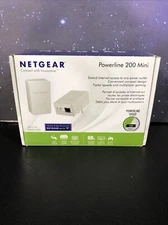 New Netgear Powerline 200 Mini Internet Extender Model XAVB1301