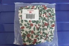 Longaberger Shoulder Purse Basket Christmas Traditional Holly Liner 2801107 NEW