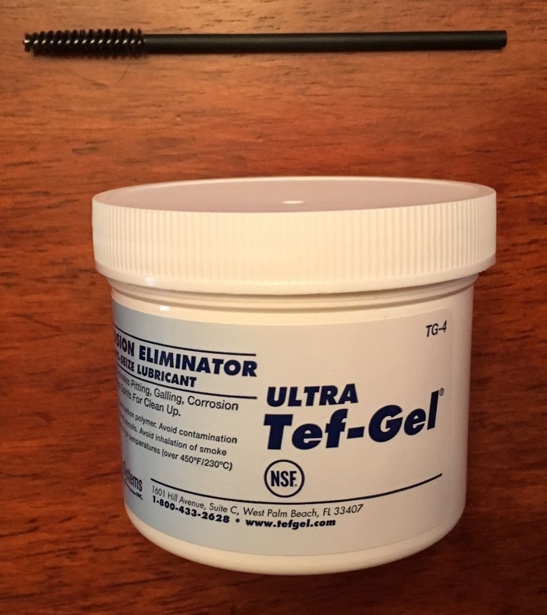 tef gel anti corrosive lubricant Ultra Tef-Gel Marine Lubricant #TG-04 4-oz Tub (SPO) main image 1