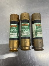 Lot of 3 New Old Stock Bussmann FRN-R-50 Dual Element Class RK5 250V Fuse