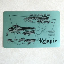 Vintage Kewpie Mammoth Spring Single Swap Advertising Playing Card SC160