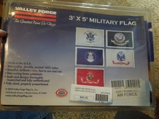 New in Pack Valley Forge US Air Force Flag Nylon 3'x5' 100% Made in USA