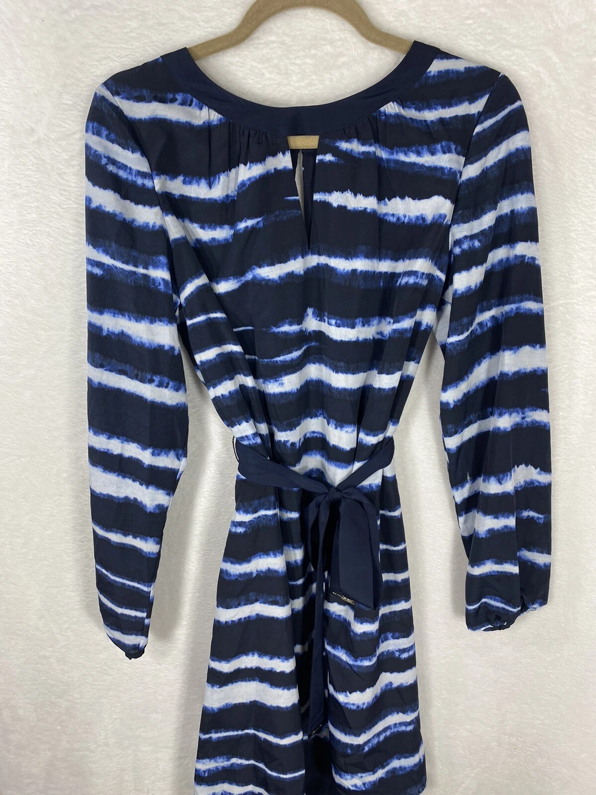 ABITO MICHAEL KORS BLU E BIANCO NUOVO CON ETICHETTE. GUAINA taglia 10 180€ NUOVA