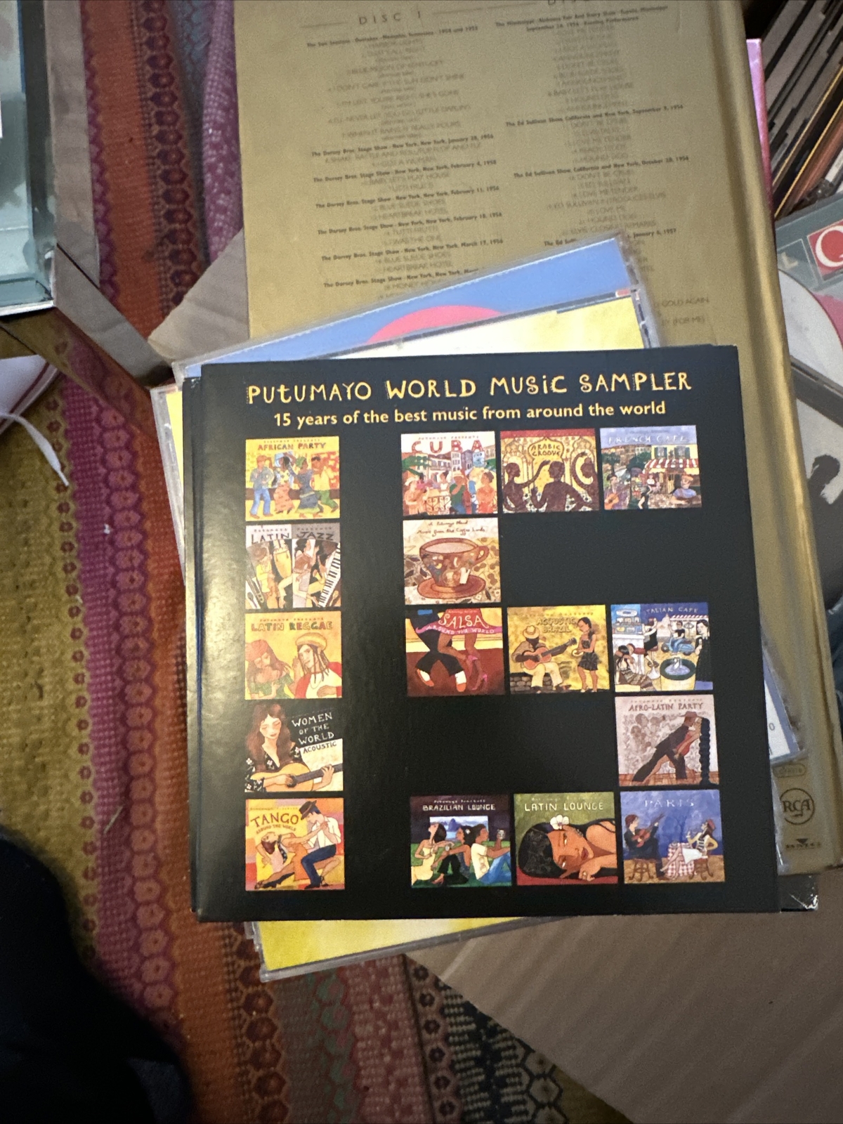 Putumayo World Music Sampler  CD.