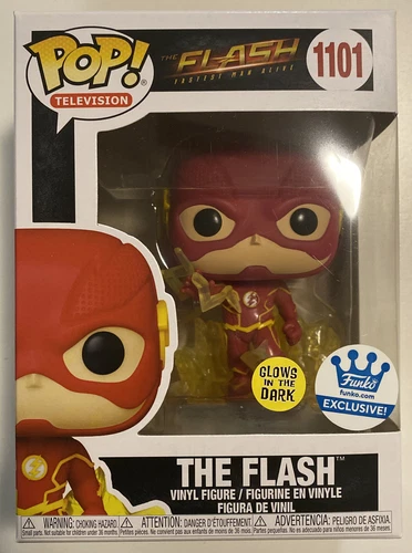 (Imperfect Box) Funko Pop TV The Flash Shop Exclusive - (GITD) The Flash #1101