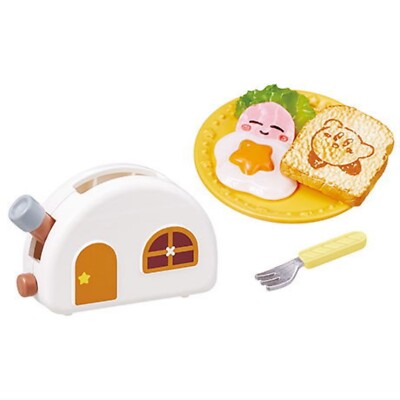 RE-MENT Kirby Kitchen Collection Spielzeug [1.Frühstück] Mini Figur Maskottch...
