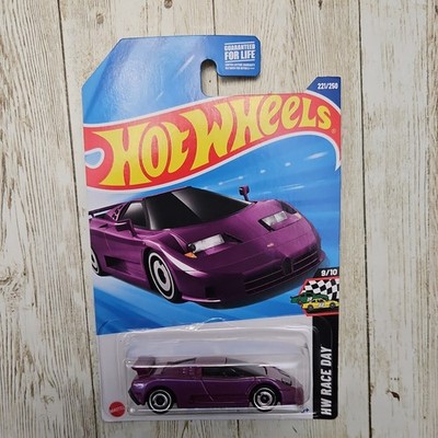 Hot Wheels 94 Bugatti EB110 SS HW Race Day Sport Car Rare Non TH 