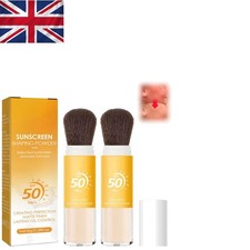 Effective SPF 50 Mineral Powder Sunscreen Set - Shine Control for All Skin Types