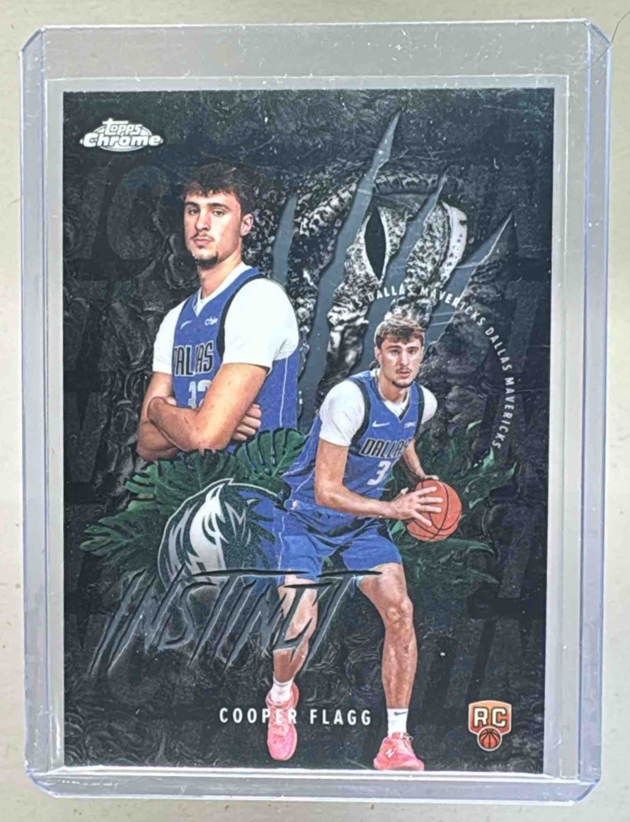 Cooper Flagg 2025 Topps Chrome #INS-11 Instinct Rookie RC (B)