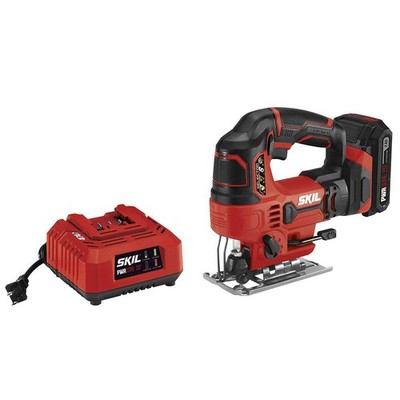 Skil 20V Cordless Jigsaw Kit With Battery Charger For Precision Cuts