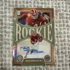 2022 Panini Legacy Brian Robinson Jr ROOKIE AUTO Bronze /100 RC Commanders
