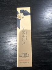 Voesh Velvet Luxe Vegan Body Hand Cream Lotion Tangerine Glow 3 oz