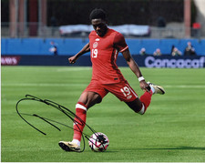 Canada Alphonso Davies Autographed Signed 8x10 Photo COA #13