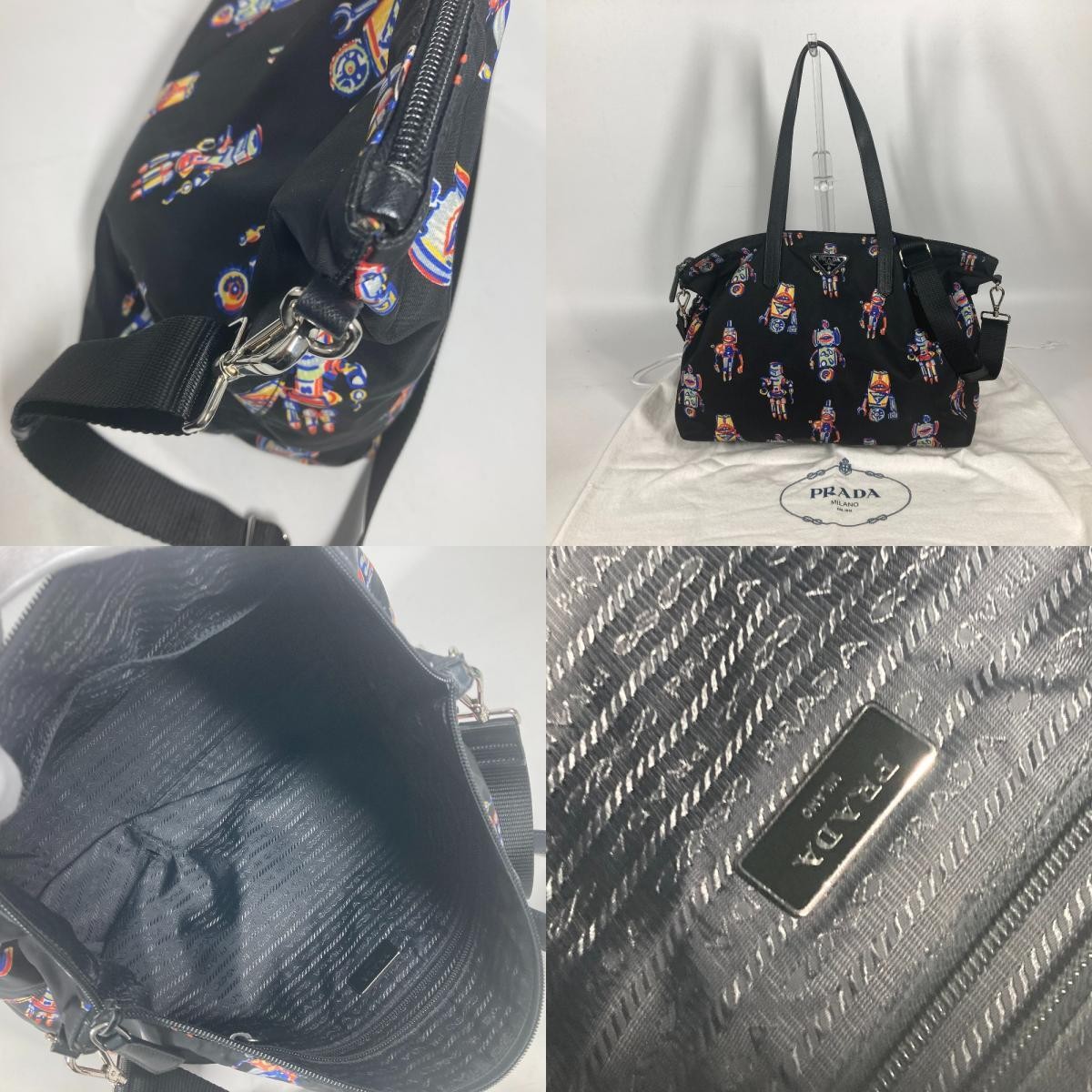 PRADA Robot Triangle Logo Triangle Logo Plate Sho… - image 9