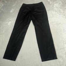 Talbots Pants Womens 10 Black Heritage Dress Stretch High Rise Straight Leg