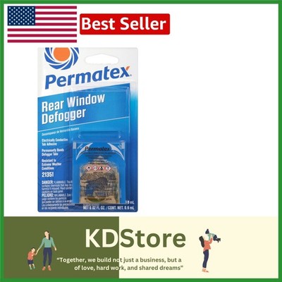 Electrically Conductive Rear Window Defogger Tab Adhesive - Quick, Durable Re...