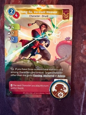 Young-Su Verdant Weaver Unique - Lyra - Altered TCG - Unscanned INTL READ DESC!