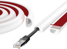 39" Cord Hider Wall, Self Adhesive Silicone Cord Covers for Wires on Wall, Cord