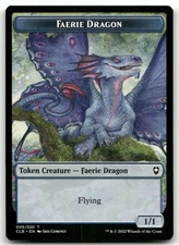 Faerie Dragon Token Baldur's Gate MTG NM